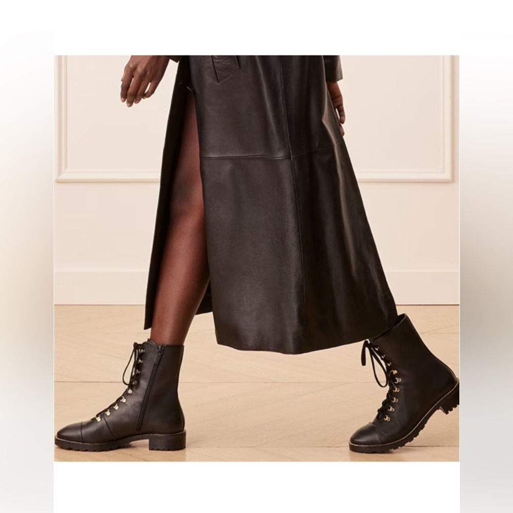 🔥Stuart Weitzman🔥Women's Kolbie Lace-Up Boots💥 - Picture 3 of 10